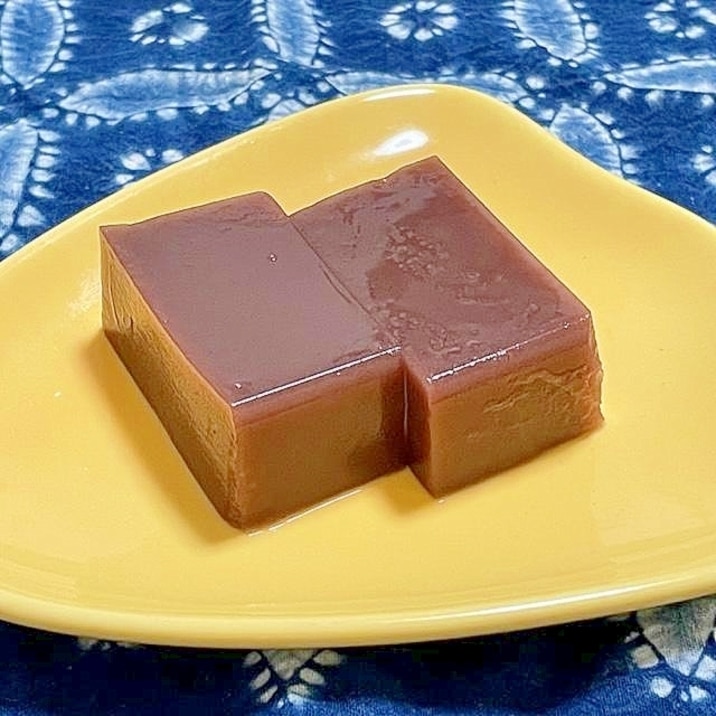 こしあんで作る 水ようかん